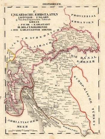 SCHLIEBEN, WILHELM ERNST AUGUST VON: HUNGARIAN COST, CIVIL AND MILITARY CROATIA